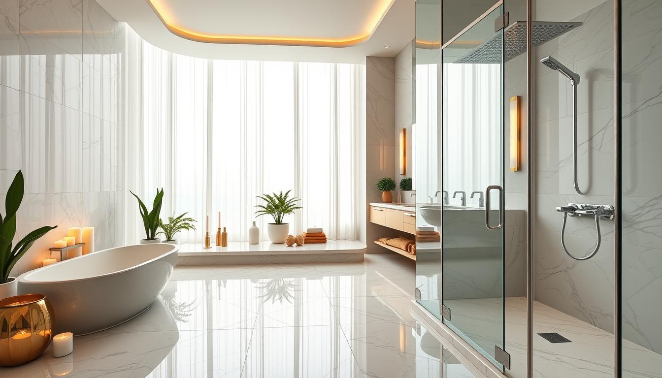 luxury bathroom remodel